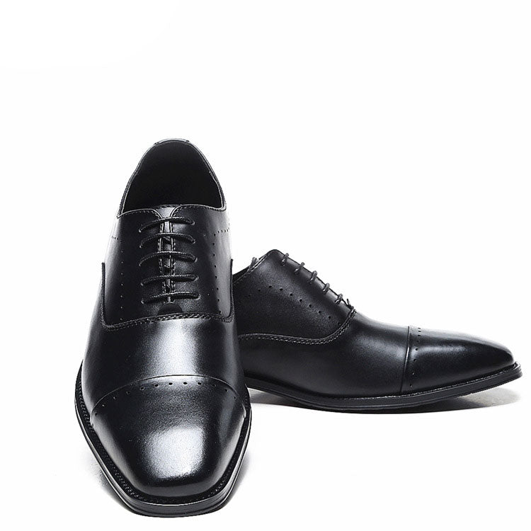 Men's Dress Shoes Classic Leather Oxfords Casual Cushioned Loafer Men's Shoes Business Formal Wear Casual Formal Wear Leather Shoes