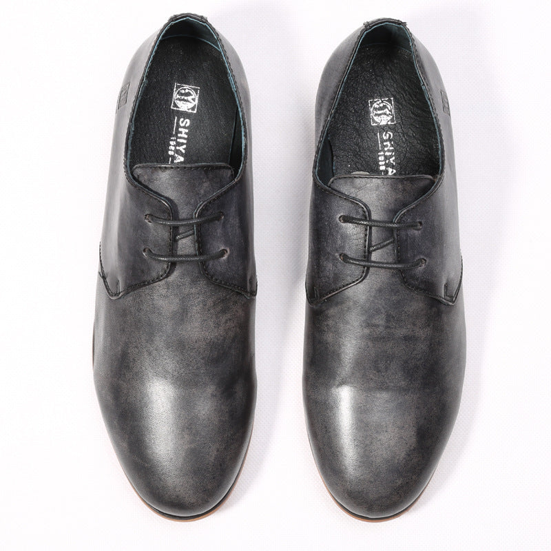 Men's Dress Shoes Classic Leather Oxfords Casual Cushioned Loafer Men's Shoes Spring and Summer Simplicity Casual Shoes Flat Shoes