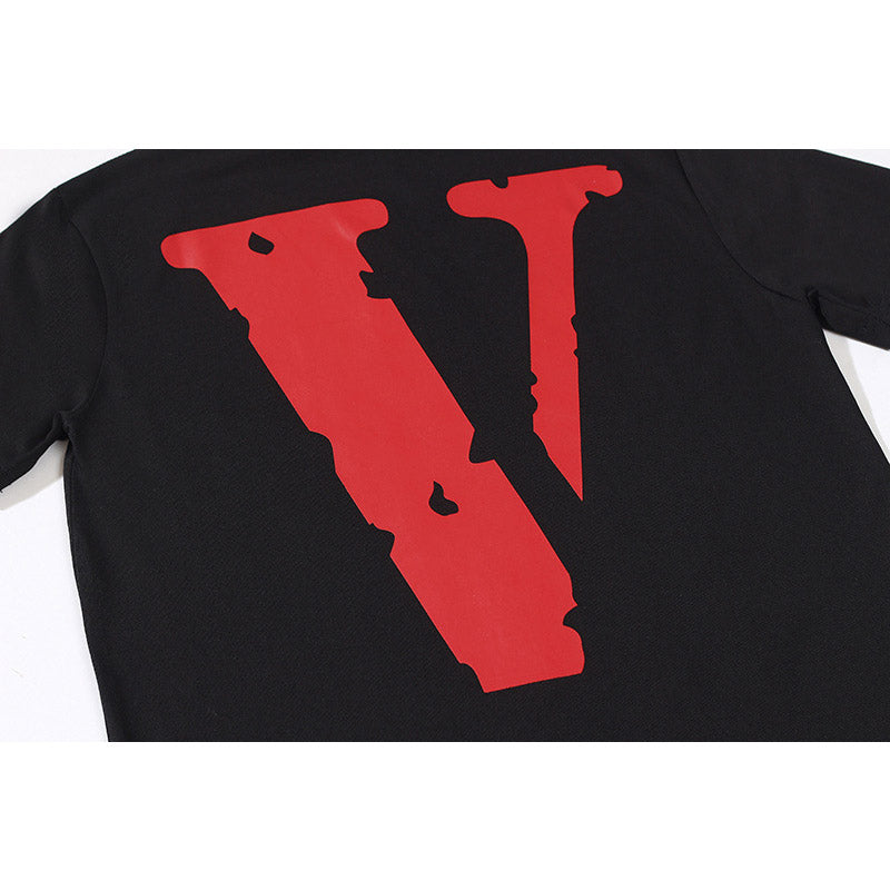 Vlone T Shirt Men'S And Women'S V Couple Wear Men'S And Women'S Round Neck Tee Short Sleeve T-Shirt