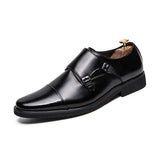 Men's Dress Shoes Classic Leather Oxfords Casual Cushioned Loafer Men Casual Trend Retro Shoes