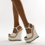 Platform Heels for Women Summer High Heel Thick Bottom Platform Heel Sandals