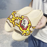 Mens Slide Summer Couples Sandals Plus Size Platform Beach Shoes