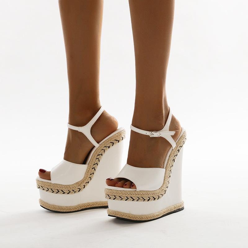 Platform Heels for Women Summer High Heel Thick Bottom Platform Heel Sandals