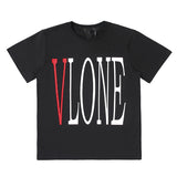 Vlone T Shirt Men'S And Women'S V Couple Wear Men'S And Women'S Round Neck Tee Short Sleeve T-Shirt