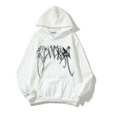 Revenge Hoodie Demon Angel Print Hoodie