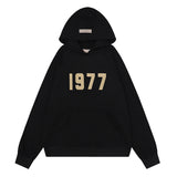 Kanye West Sunday Service Hoodie Autumn And Winter 1977 Three-Dimensional Flocked Printed Hoodie