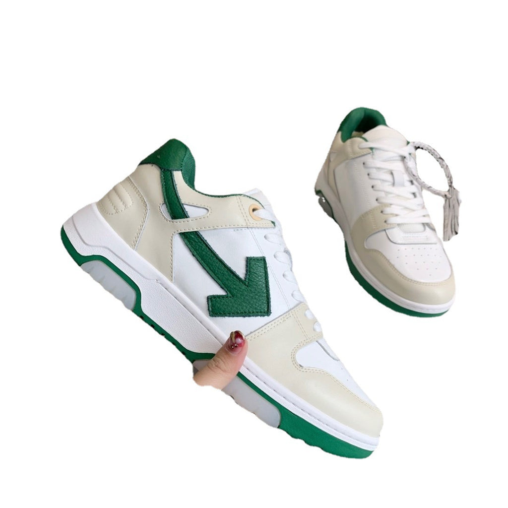 Off White Shoes Sneakers Leather White Shoes Casual Pumps Men And Women Couple Sneakers