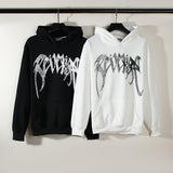 Revenge Hoodie Demon Angel Print Hoodie