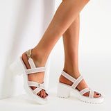 Platform Heels for Women High Heel Chunky Heel Summer Peep Toe Sandals
