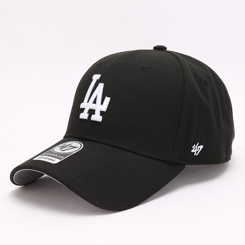 Dodgers and Yankees Baseball Cap 47 Baseball Hat NY Embroidered La Peaked Cap Black