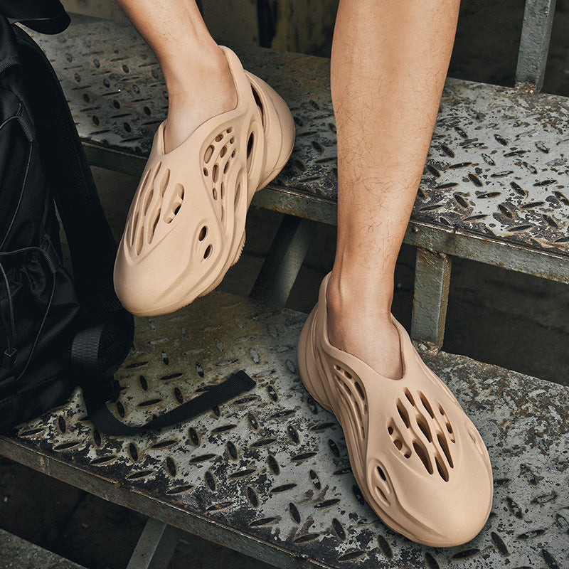 Mens Slide Sandals Men Summer Hole Shoes Men And Women Upstream Shoes Casual Beach Shoes