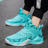 Men Basketball Shoeses High-Top Men Basketball Shoeses Men's Breathable Sneakers Solid Color Trendy Fashion Sneakers