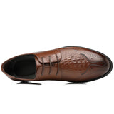 Men's Dress Shoes Classic Leather Oxfords Casual Cushioned Loafer Men wedding shoes