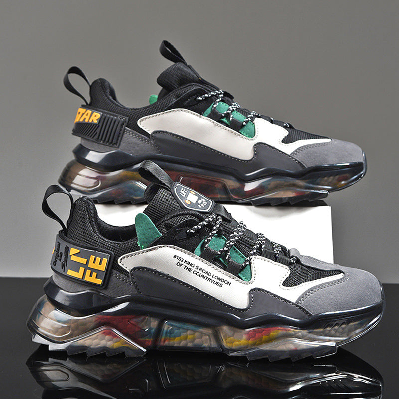 Men Basketball Shoeses Men's Trendy Versatile Boys Casual Running Increased by Fashionable Sports Shoes