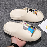 Mens Slide Summer Slippers Men'S Sesame Street Beach Men'S Slippers
