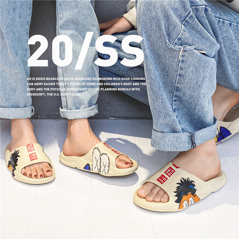 Mens Slide Coconut Slippers Men'S Dad Sandals Summer