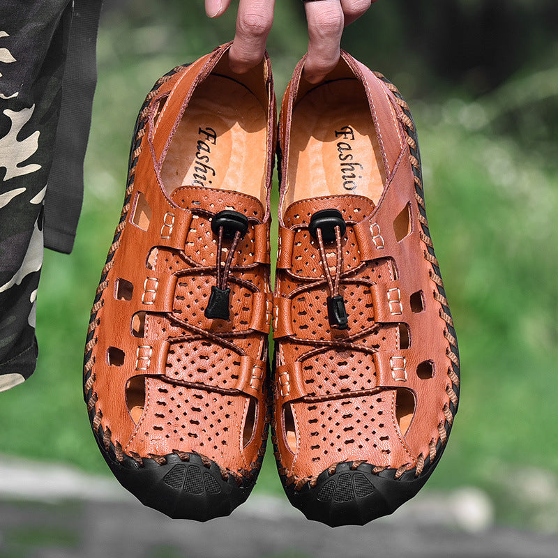 Tactical Trekking Sandals Summer Sandals Men's Sandals Hollowed Leisure Beach Shoes