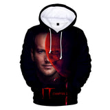 Anime Hoddies Stephen King's It 2 Coat Fall Winter Fashion 3D Digital Printed Hood Sweatshirt Hoodie