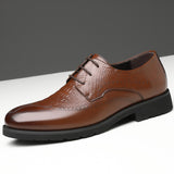 Men's Dress Shoes Classic Leather Oxfords Casual Cushioned Loafer Men wedding shoes