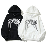 Revenge Hoodie Demon Angel Print Hoodie