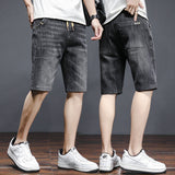 Men Jorts Denim Shorts Men's Summer Wide Loose Summer Shorts