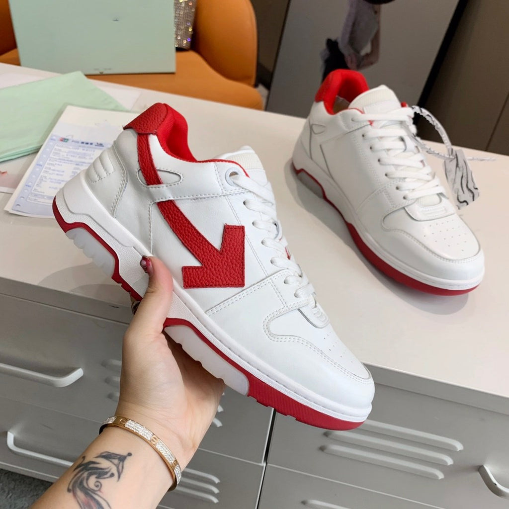 Off White Shoes Sneakers Leather White Shoes Casual Pumps Men And Women Couple Sneakers