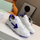 Off White Shoes Sneakers Leather White Shoes Casual Pumps Men And Women Couple Sneakers