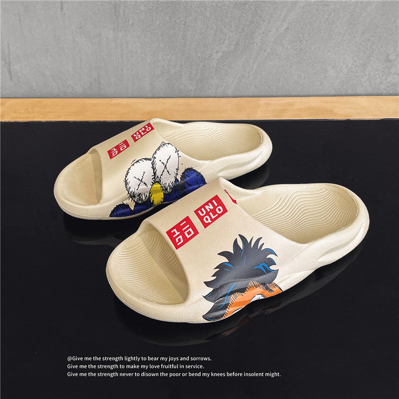 Mens Slide Coconut Slippers Men'S Dad Sandals Summer
