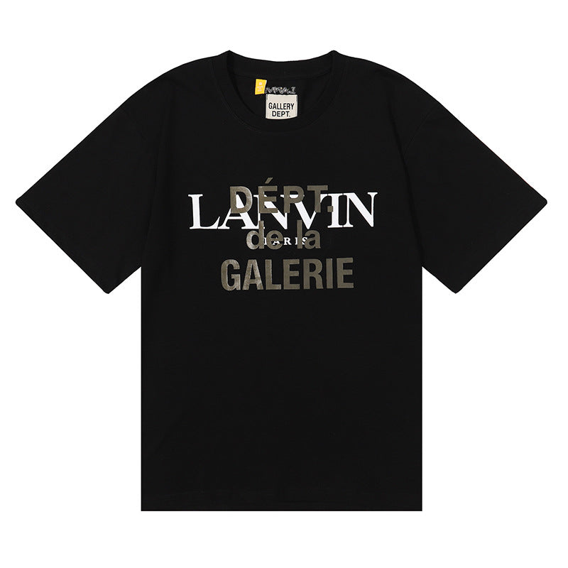 Gallery Dept T Shitrs Retro Short Sleeve Loose plus Size