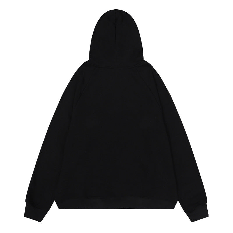 Kanye West Sunday Service Hoodie Autumn And Winter 1977 Three-Dimensional Flocked Printed Hoodie