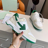 Off White Shoes Sneakers Leather White Shoes Casual Pumps Men And Women Couple Sneakers