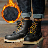 Men's Boots Work Boot Men Casual Hiking Boots Dr. Martens Boots Men's High-Top Retro Trendy Autumn and Winter