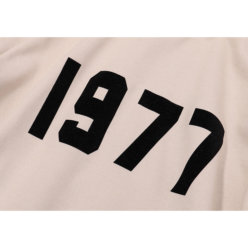 Kanye West Sunday Service Hoodie Autumn And Winter 1977 Three-Dimensional Flocked Printed Hoodie