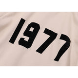 Kanye West Sunday Service Hoodie Autumn And Winter 1977 Three-Dimensional Flocked Printed Hoodie