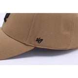 Dodgers and Yankees Baseball Cap 47brand Baseball Hat Men's Embroidered La Peaked Cap Khaki Casual Hat