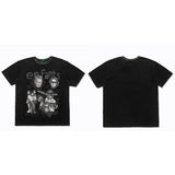 ERD T Shirts Short Sleeve Retro Slogan T-shirt Cotton