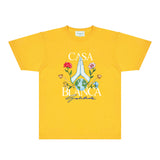 Casablanca T Shirts Fashion Print Street
