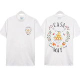 Casablanca T Shirts Rainbow Gate Alphabet