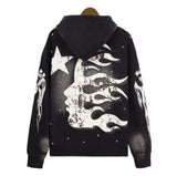 Hellstar Hoodie Retro Distressed Loose