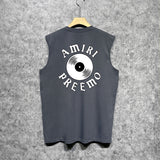 Amiri tank top radar sonic printing