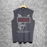 Amiri tank top letter sign printing