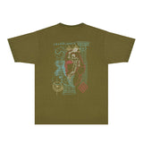 Casablanca T Shirts Fashion Print Street