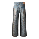 Purple Brand Jeans Rhinestones #102