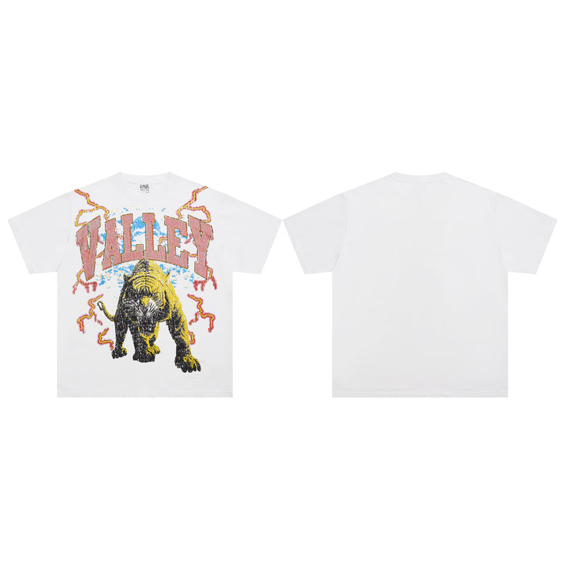Valeforever Vale T Shirts Hotfix rhinestones Short Sleeves