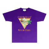 Casablanca T Shirts Fashion Print Street