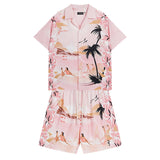 Casablanca Shirts And Shorts 2 Pieces Set Summer Print
