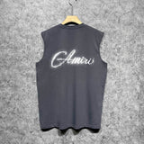 Amiri tank top gypsophila printing