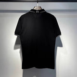 Amiri Embroidered Letter Pullover Loose-Fit Short-Sleeve Polo T-Shirt