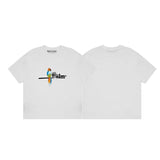 Palm Angels T Shirts Palm Angels Letter Print Short-Sleeve T-shirt Loose Half Sleeve