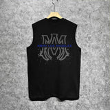 Amiri tank top splash ink large simple logo printing